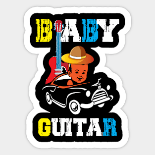 Baby Guitar T-Shirts for Little Musicians Sticker